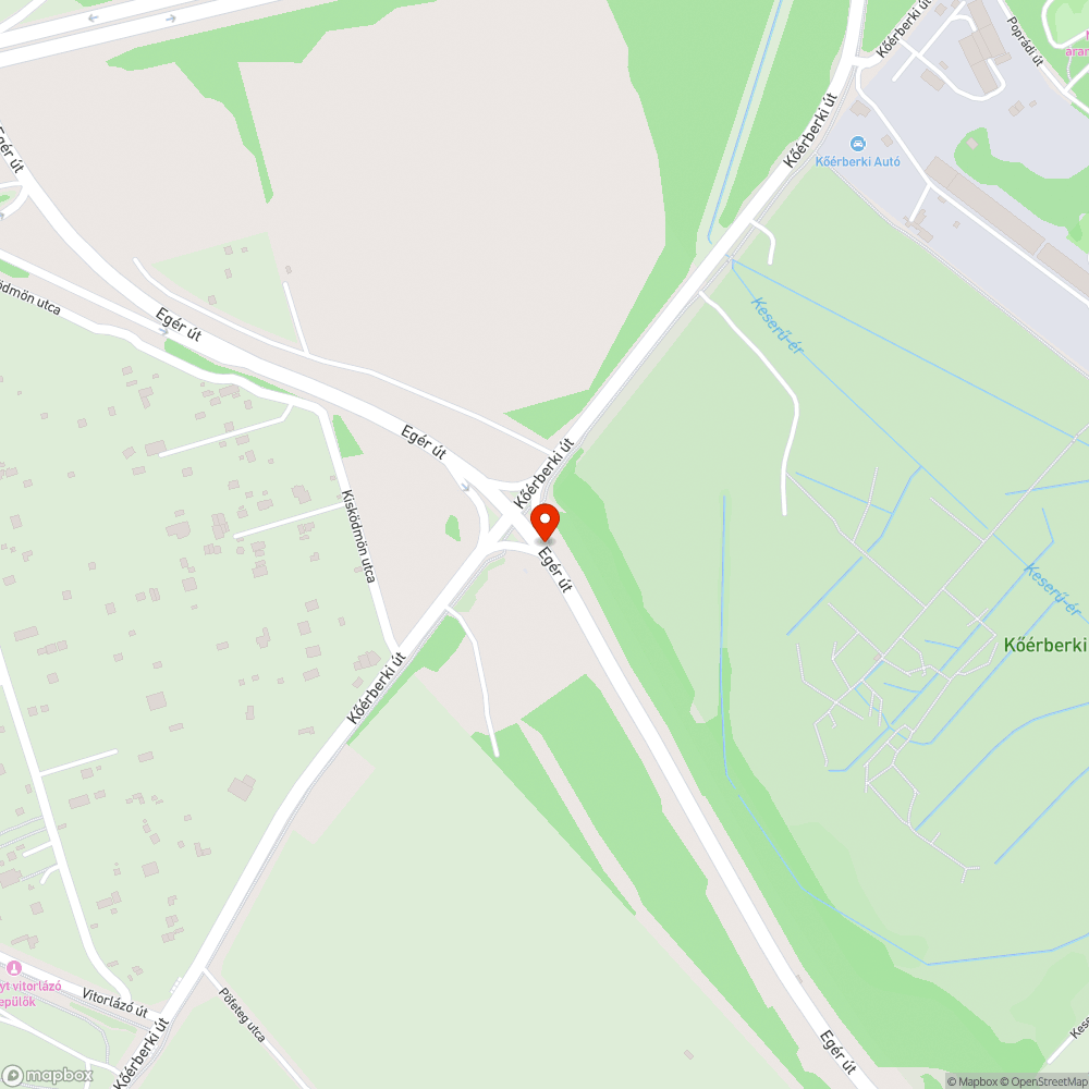 Kátyú kerékvonalban bejelentés helye