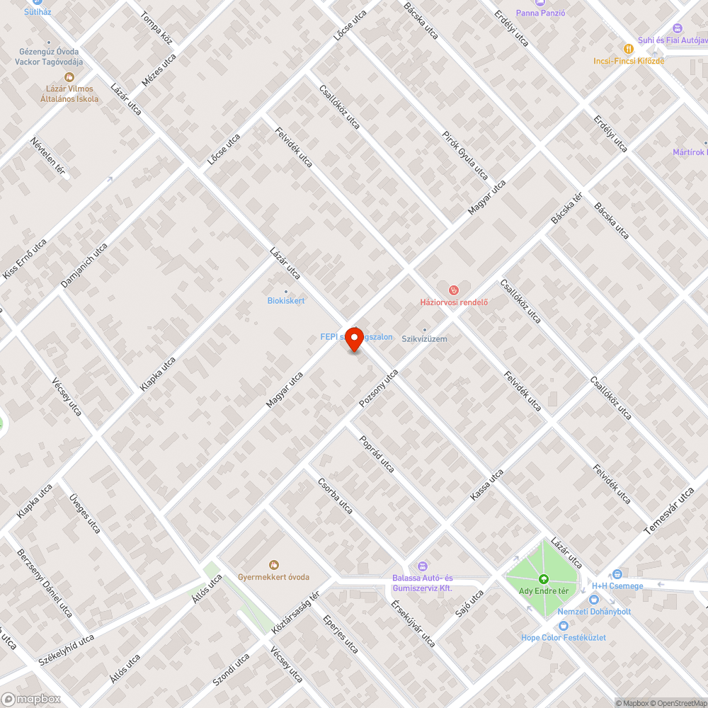 Kátyús csatornanyílás bejelentés helye