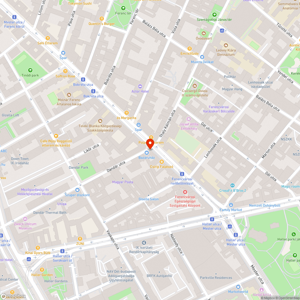 Szétroncsolt kerítés bejelentés helye