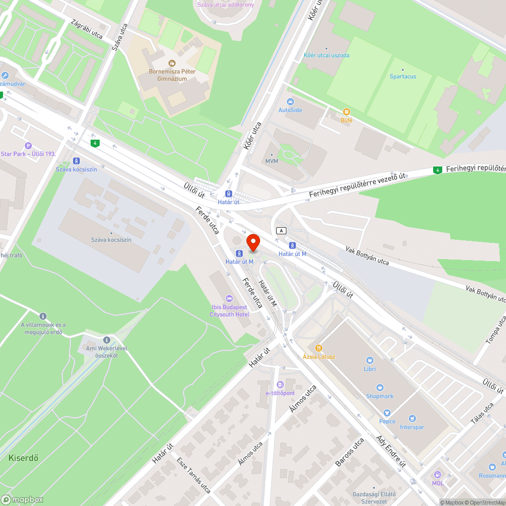 Régi tájékoztató bejelentés helye