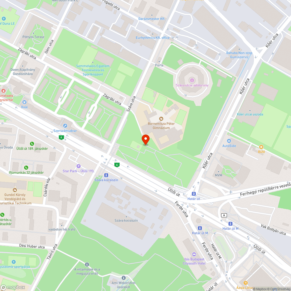 El nem záródó ivókút bejelentés helye