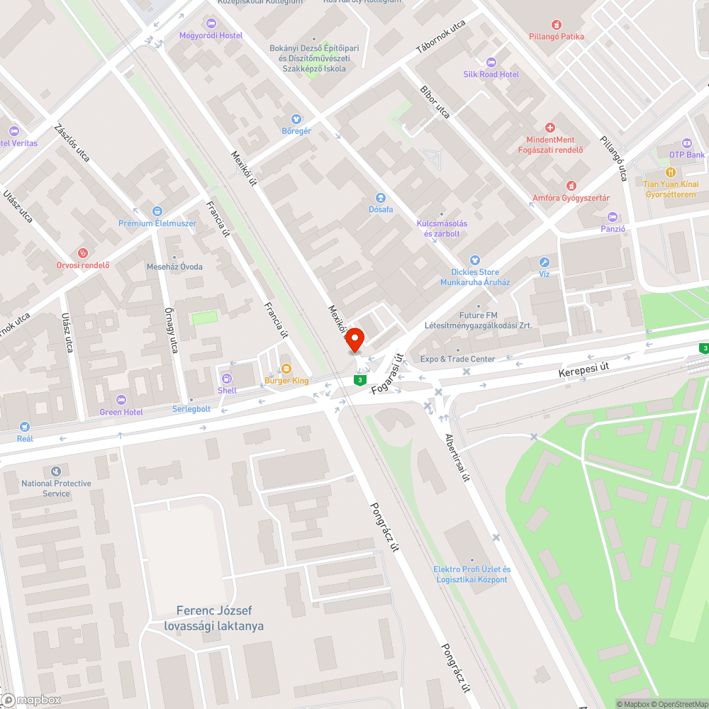 Nem látható a közlekedési lámpa a növényzet miatt bejelentés helye