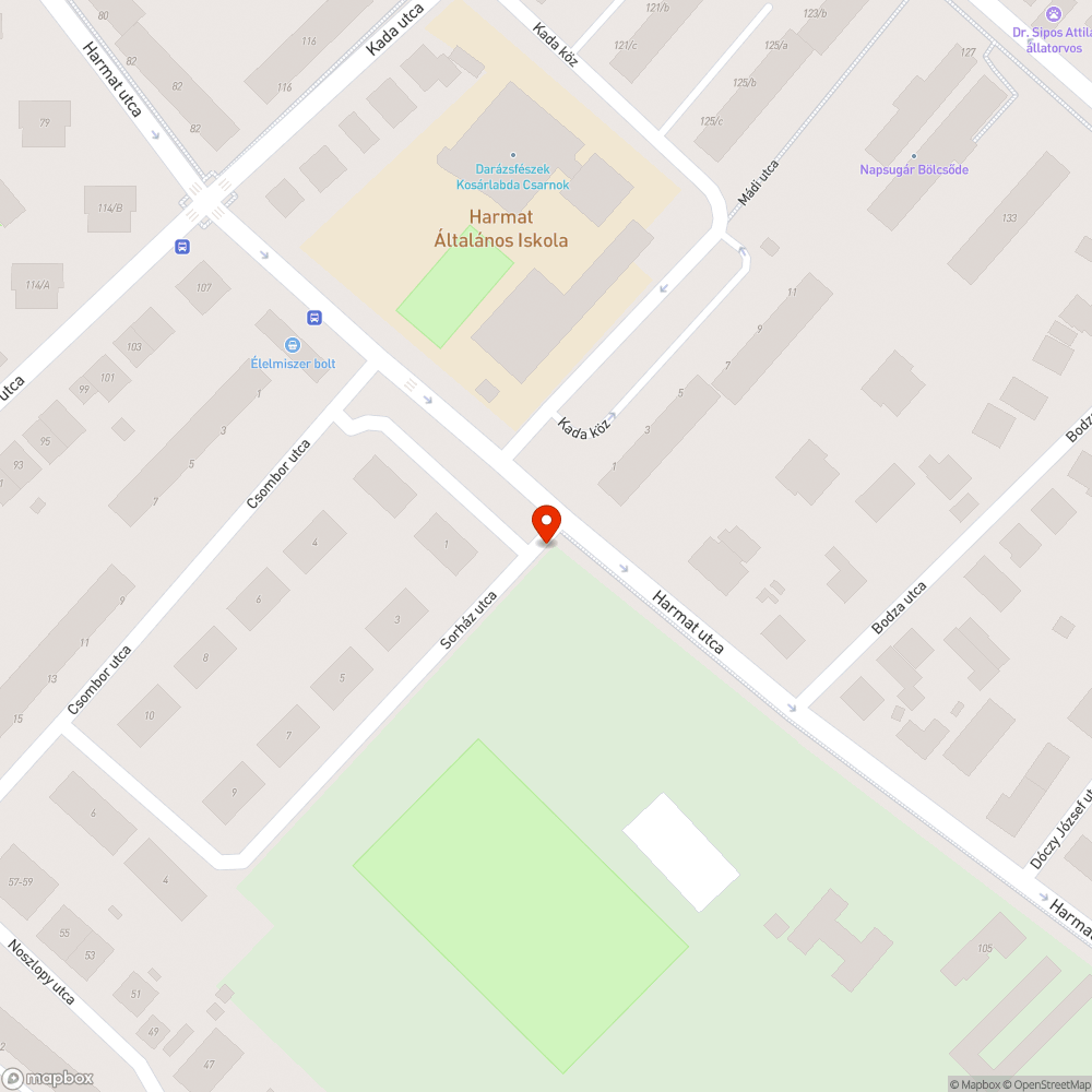 Nagy mennyiségű zöldhulladék közterületen bejelentés helye