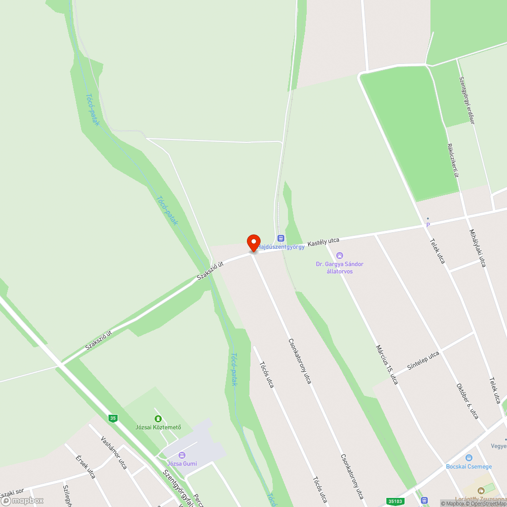 Otthagyott, lelógó kábelcsomó bejelentés helye