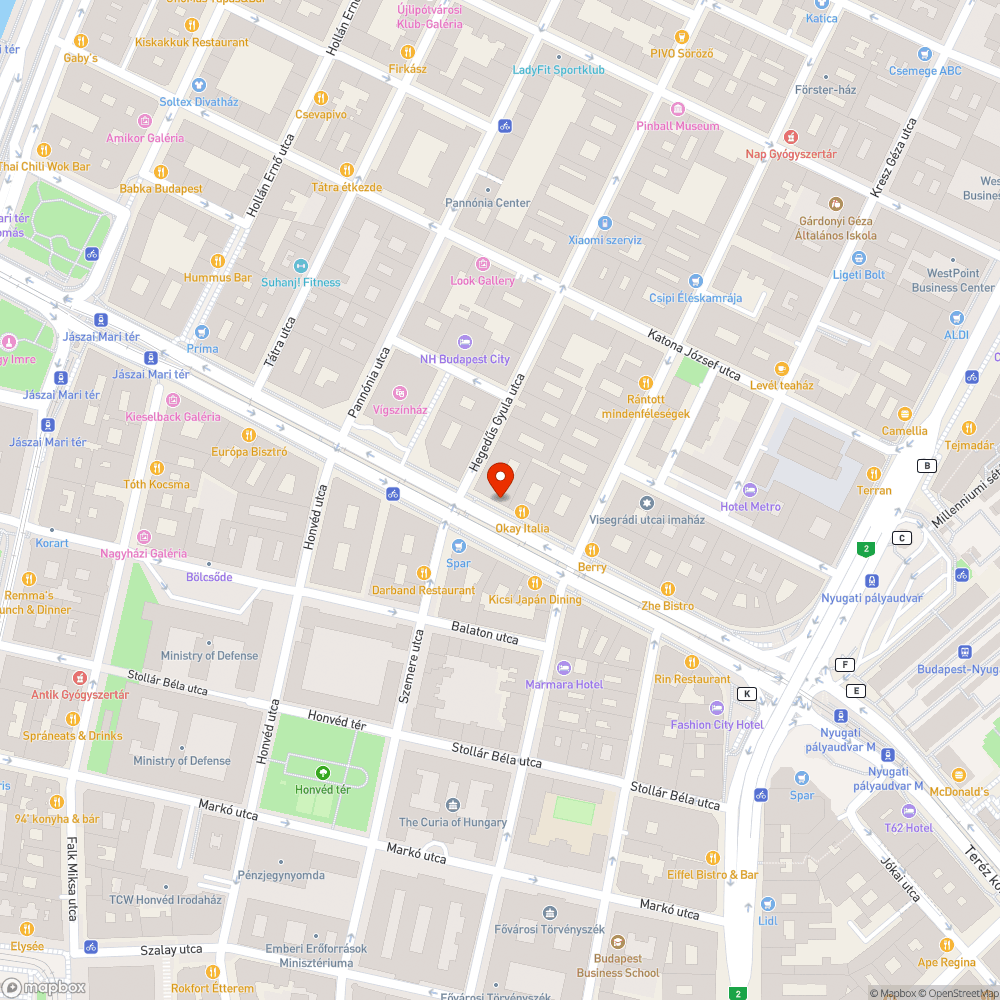 Elhagyott poller bejelentés helye