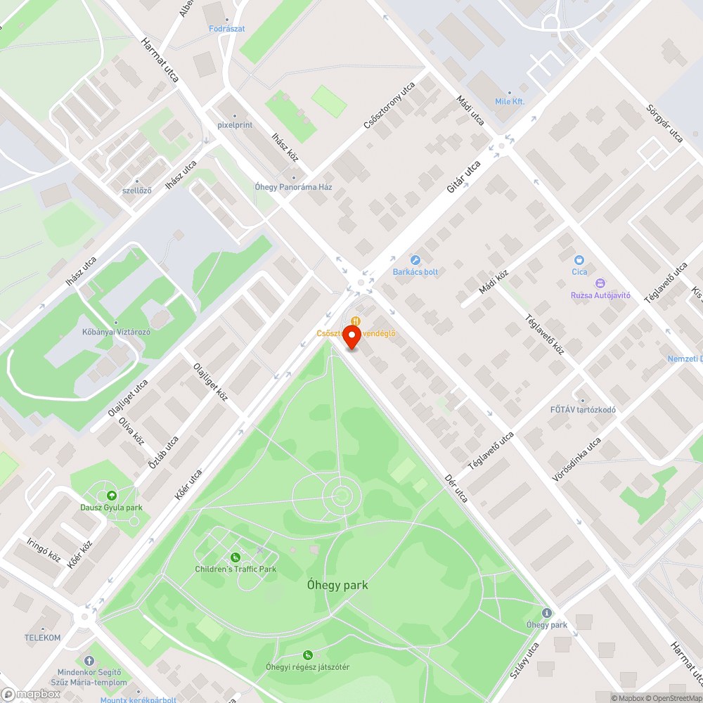 Közterületen tárolt Nissan roncsautó bejelentés helye