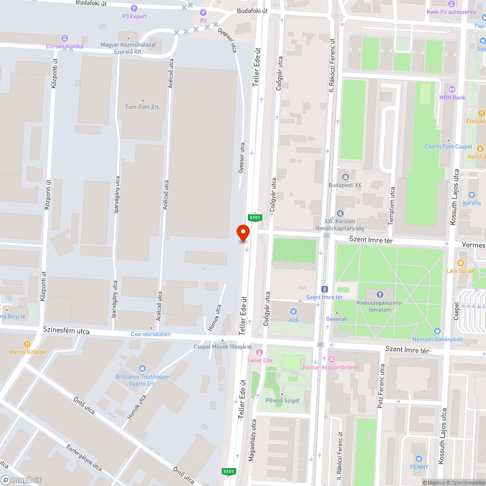 Járdát elfoglaló bokor bejelentés helye