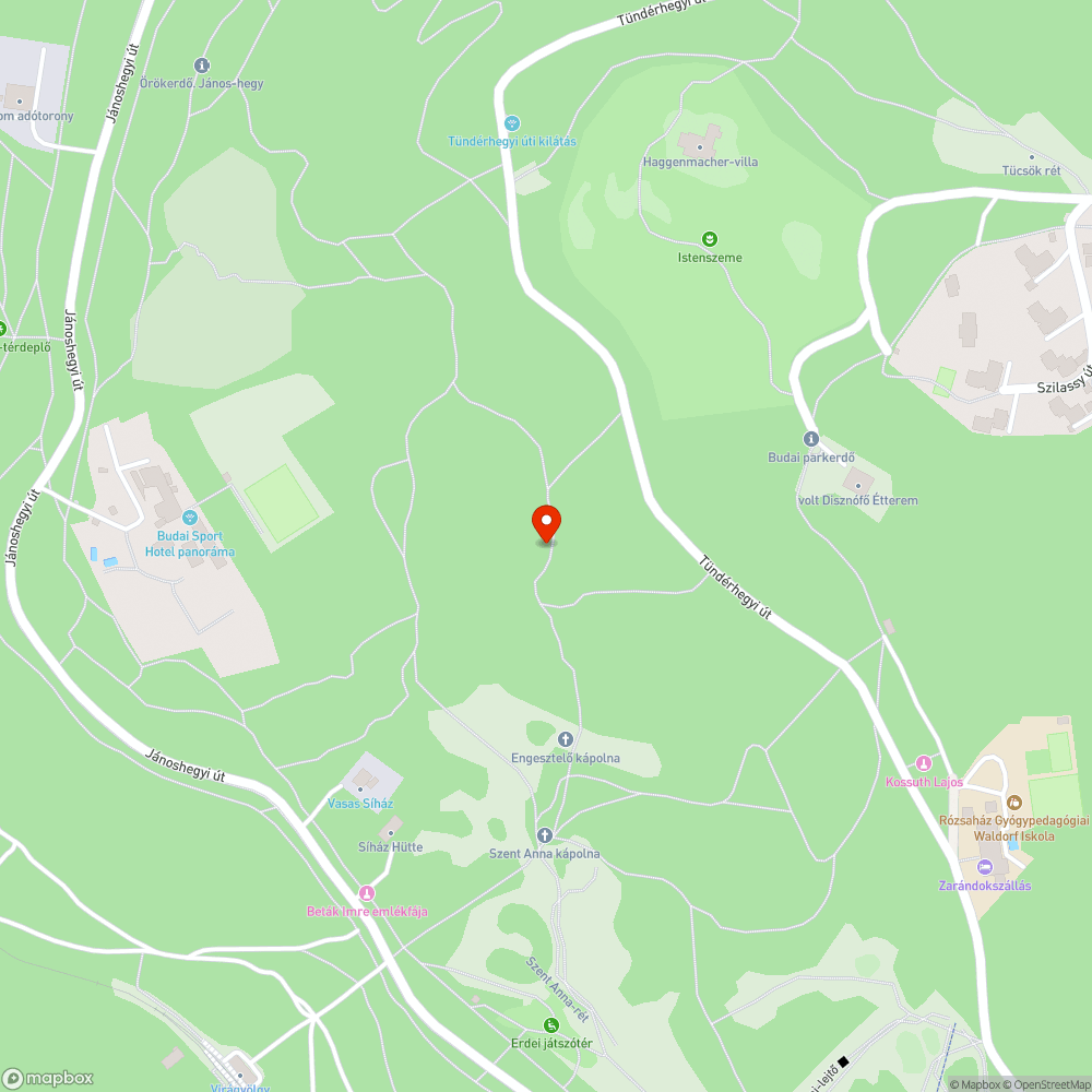 Kidőlt fa bejelentés helye