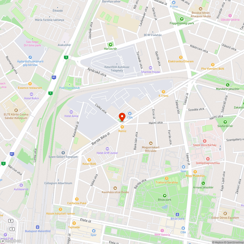 Megáll a víz a kerékpársávban bejelentés helye