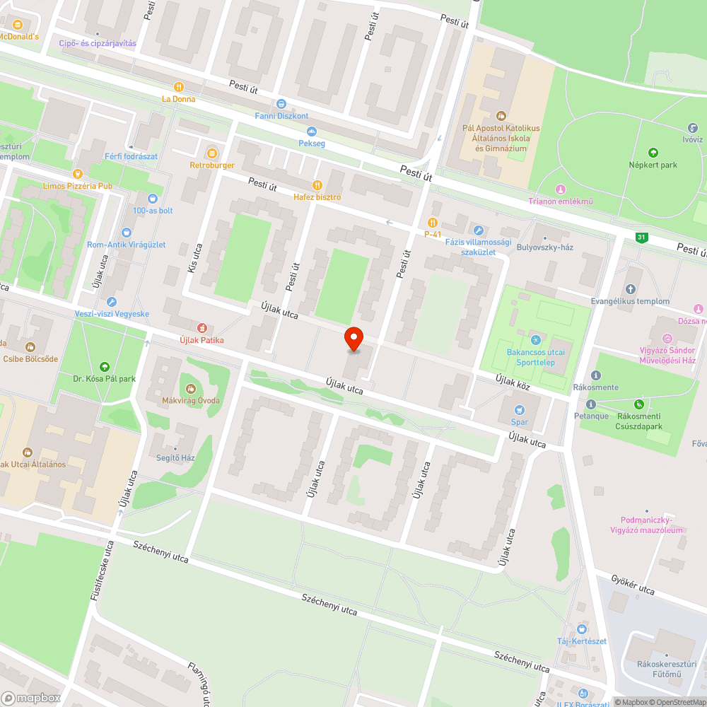 Műszaki és biztosítás nélküli elhagyott jármű Pesti út - Újlak u. bejelentés helye