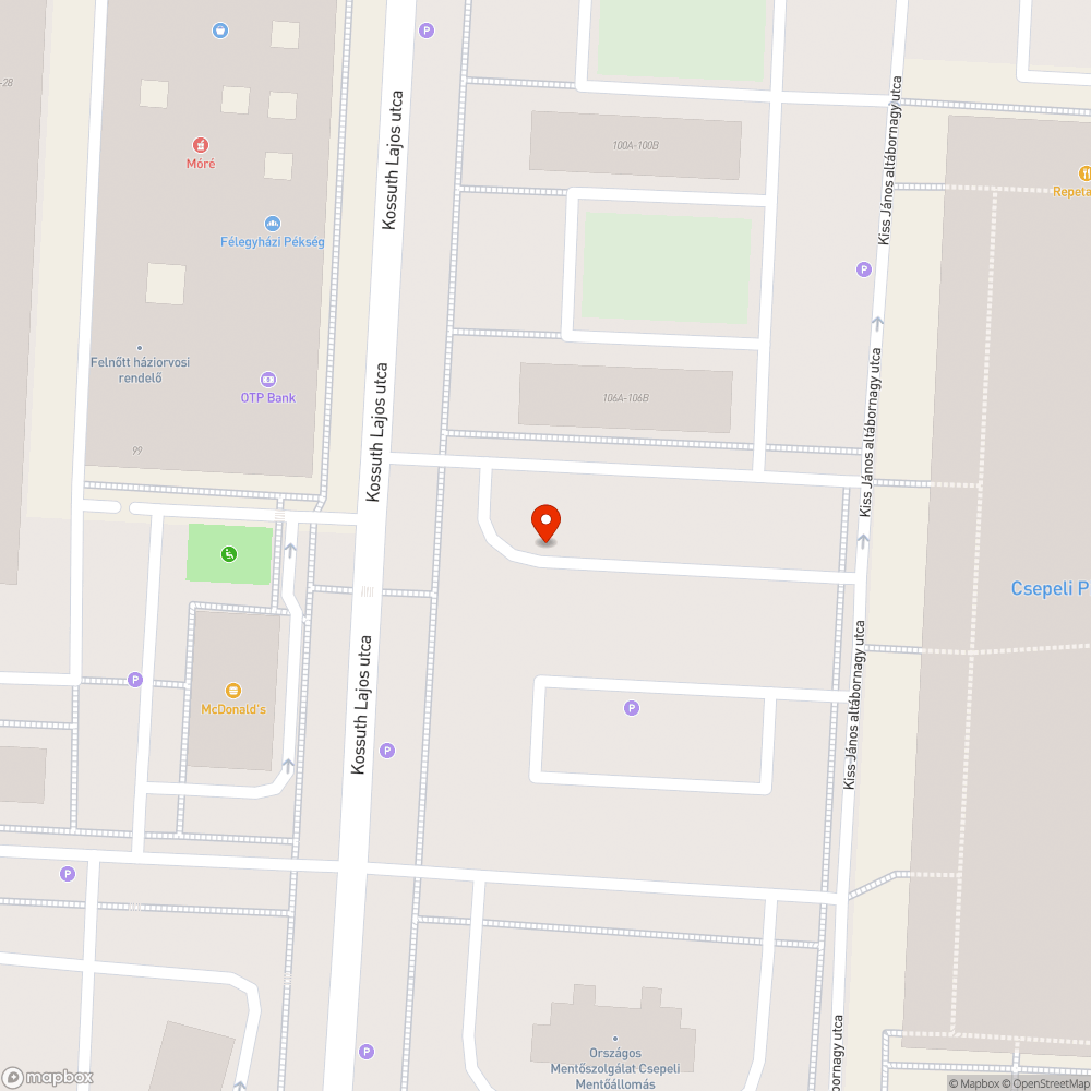 Elhagyott Peugeot bejelentés helye