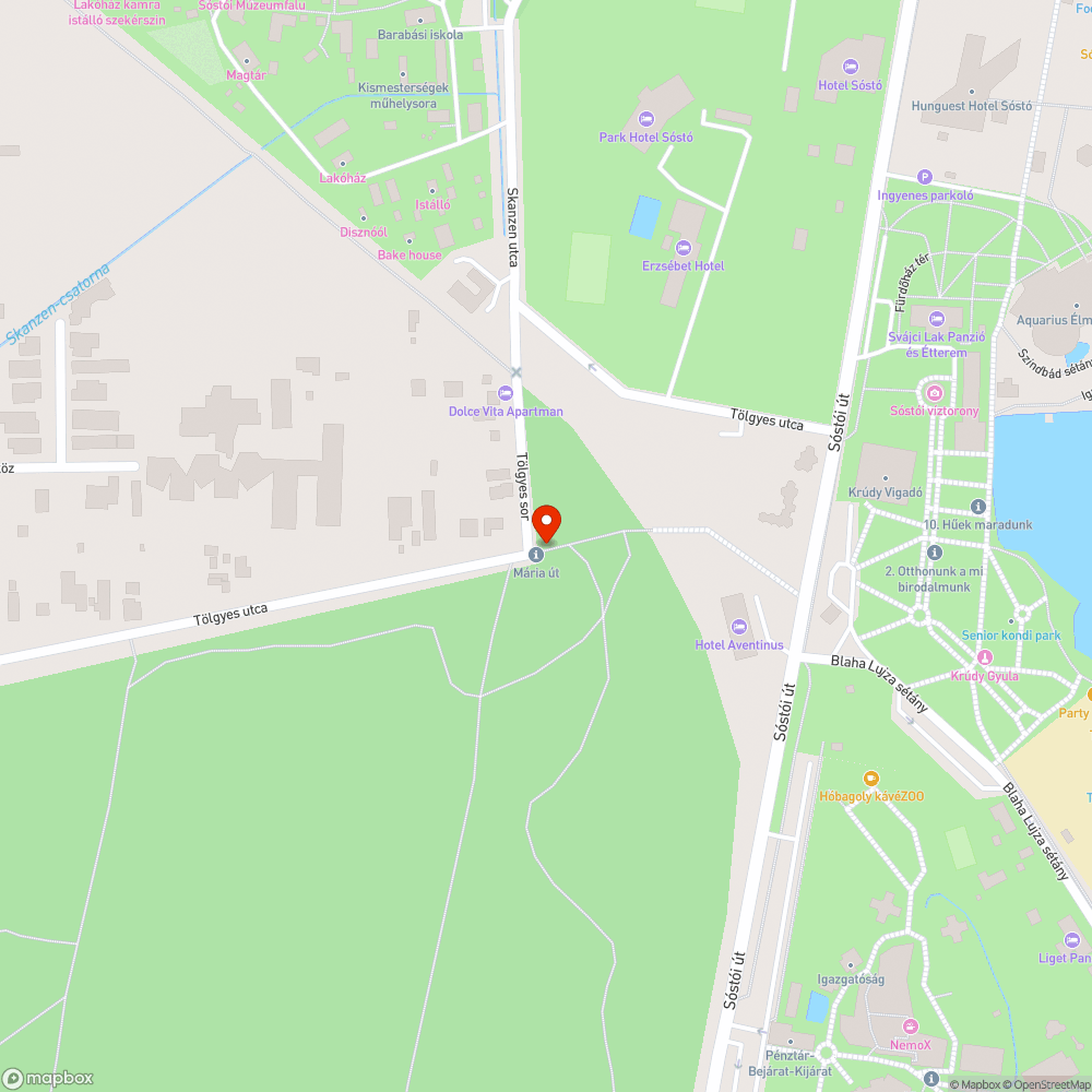 Erdőben parkolás bejelentés helye