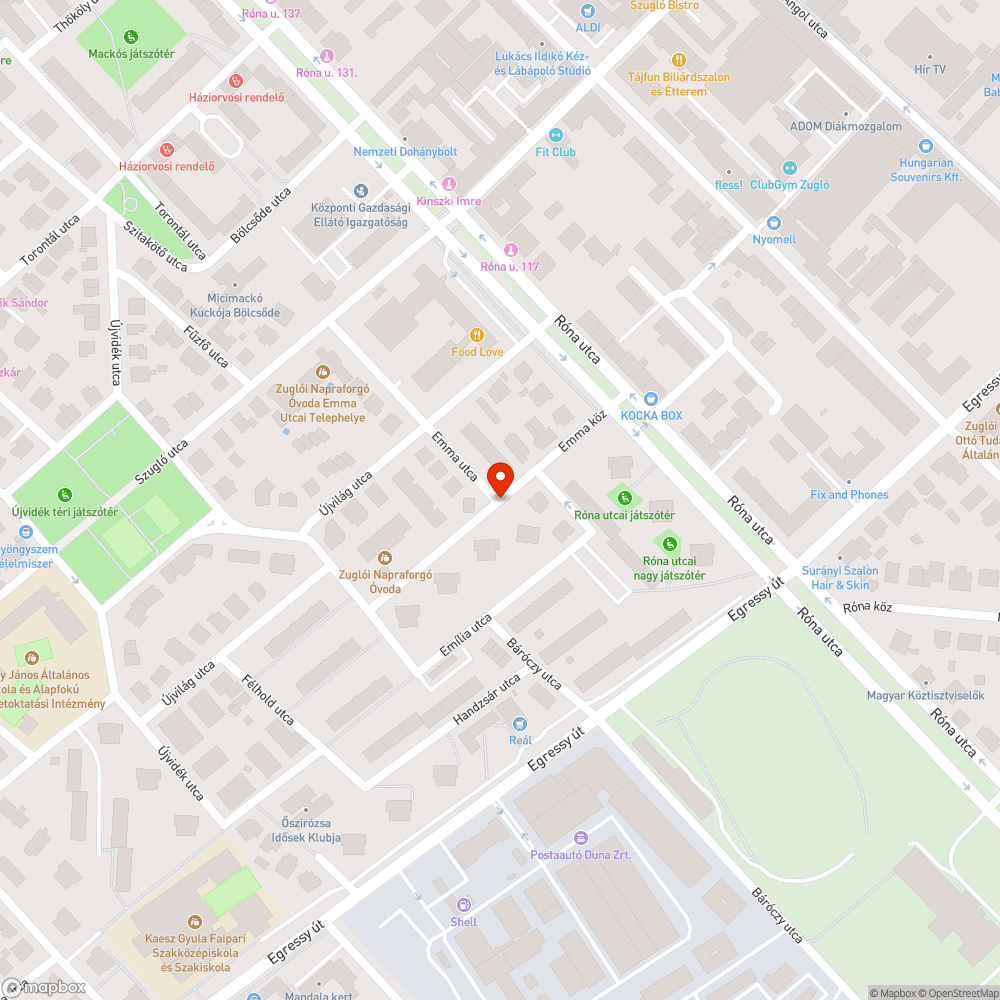 Beszakadt akna a járdán bejelentés helye