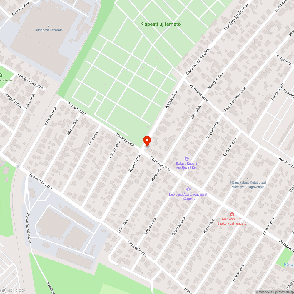 Betörött üveg a buszmegállóban bejelentés helye