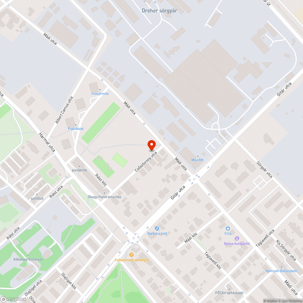 Kommunális hulladék a járdán bejelentés helye