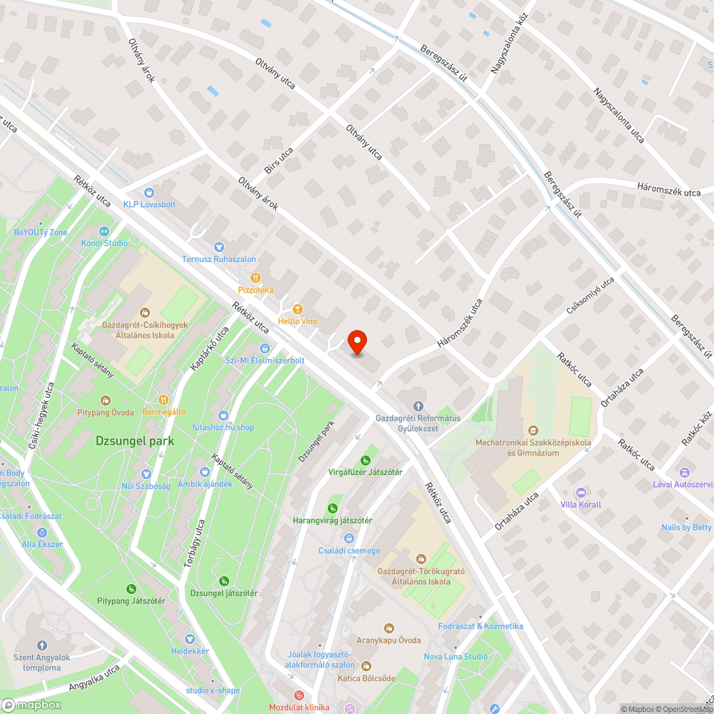 Púpos bejelentés helye