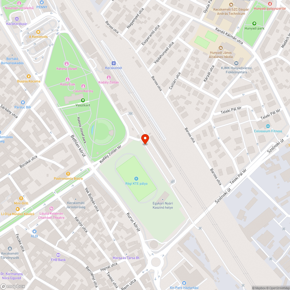 Foglalja a helyet bejelentés helye