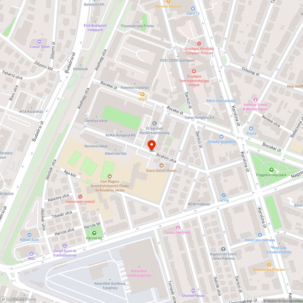 Kátyú a három hónapja javított úton bejelentés helye