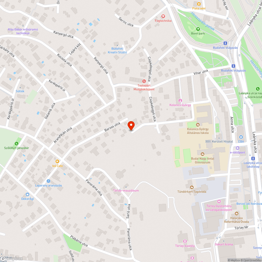 Félelmetes az utcán gyalogolni bejelentés helye