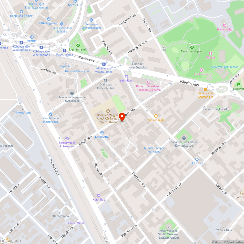 Szeméthalom a járdán bejelentés helye