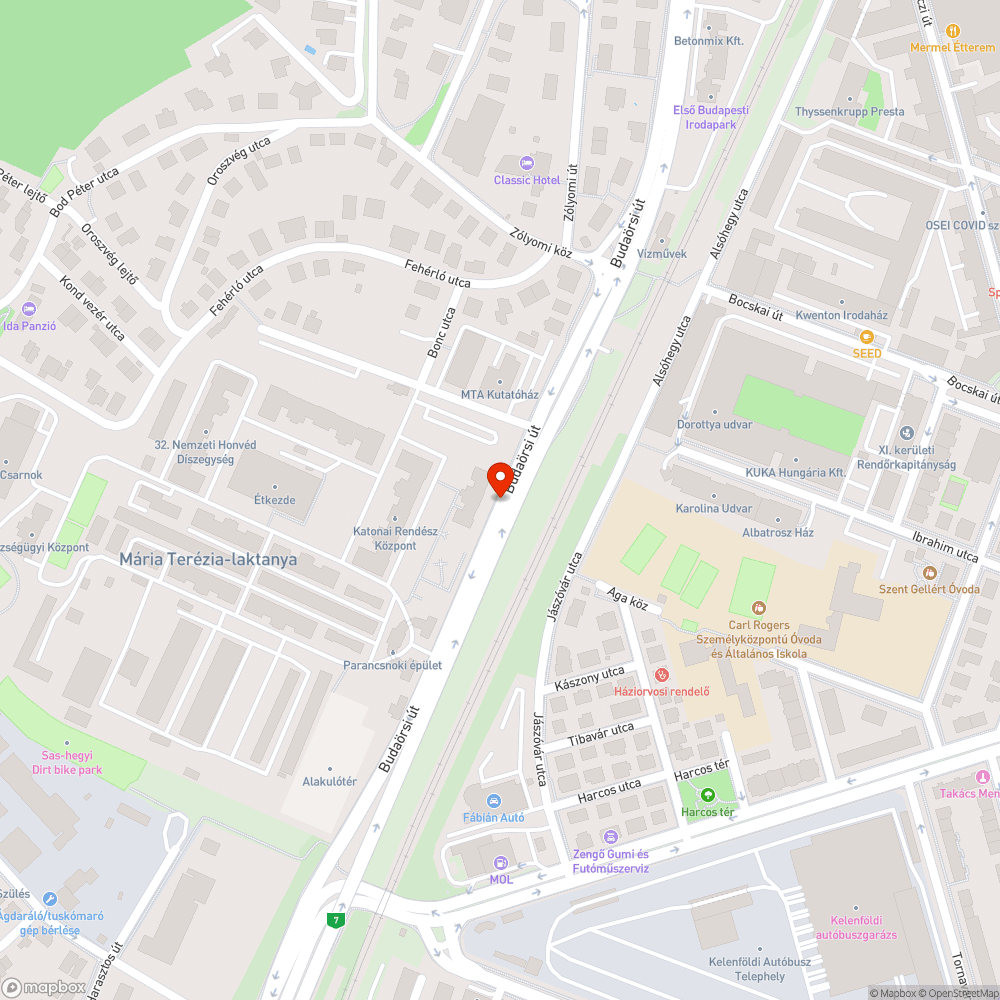 Bemélyedt csatornafedél a kerekek nyomvonalában bejelentés helye