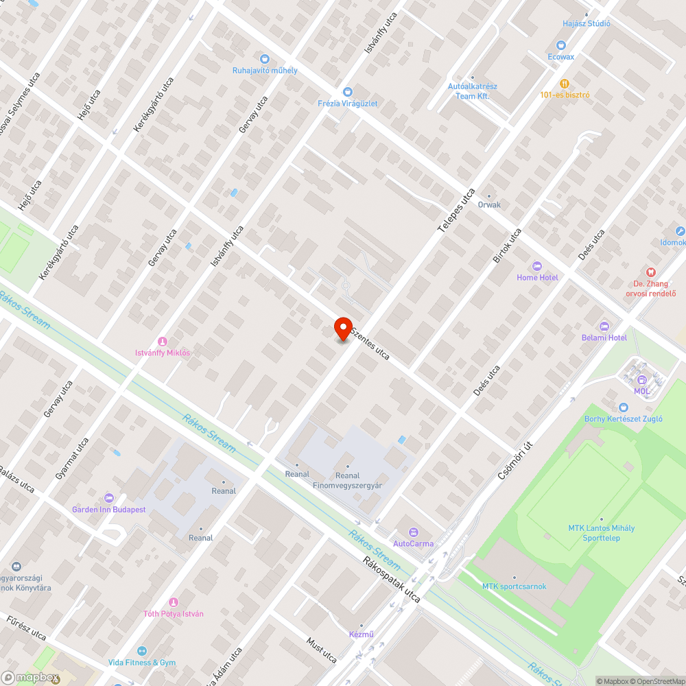 Rendszám nélküli elhagyott autó bejelentés helye