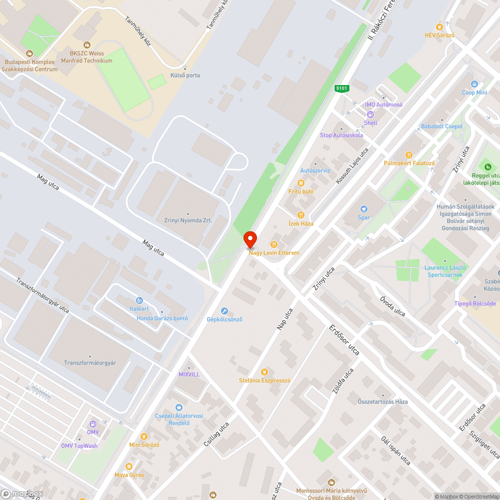 Lekopott zebra bejelentés helye