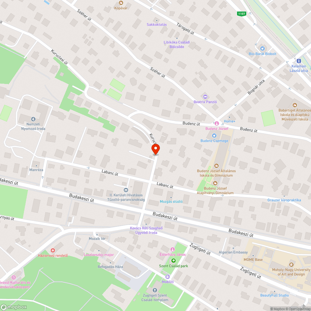 Kátyús út bejelentés helye