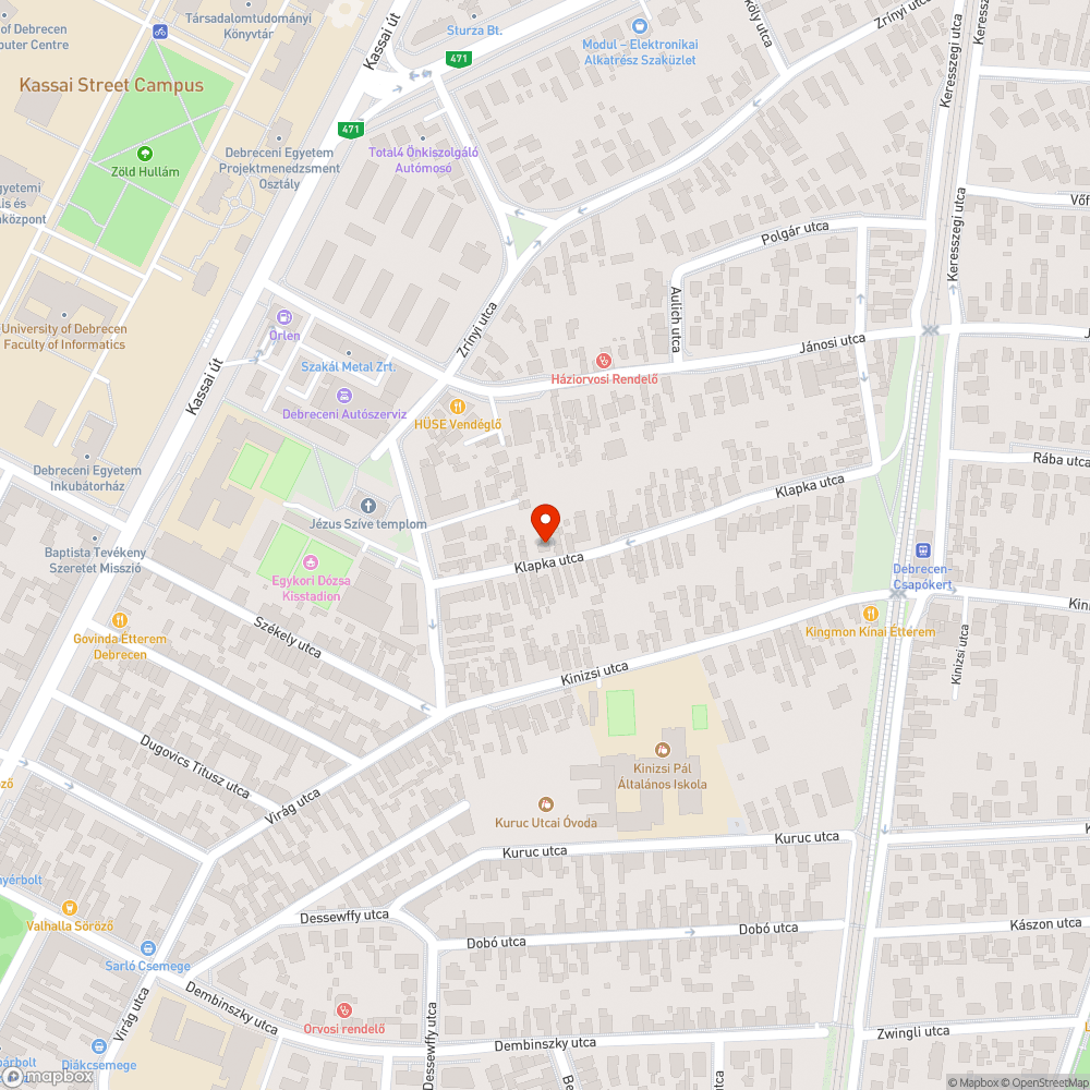 Elhanyagolt üres telek bejelentés helye