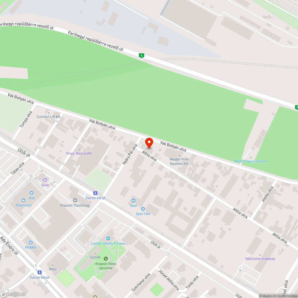 Szemét lerakat és patkányok bejelentés helye