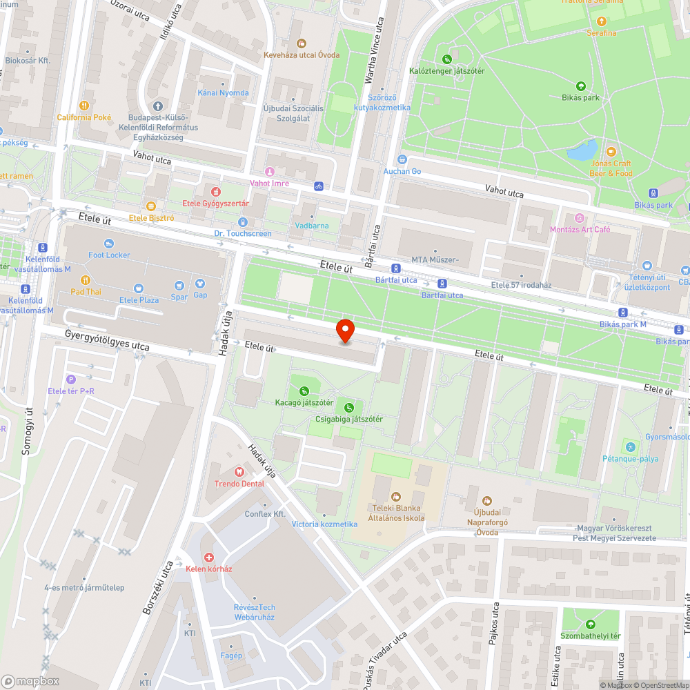 Döglött varjú bejelentés helye