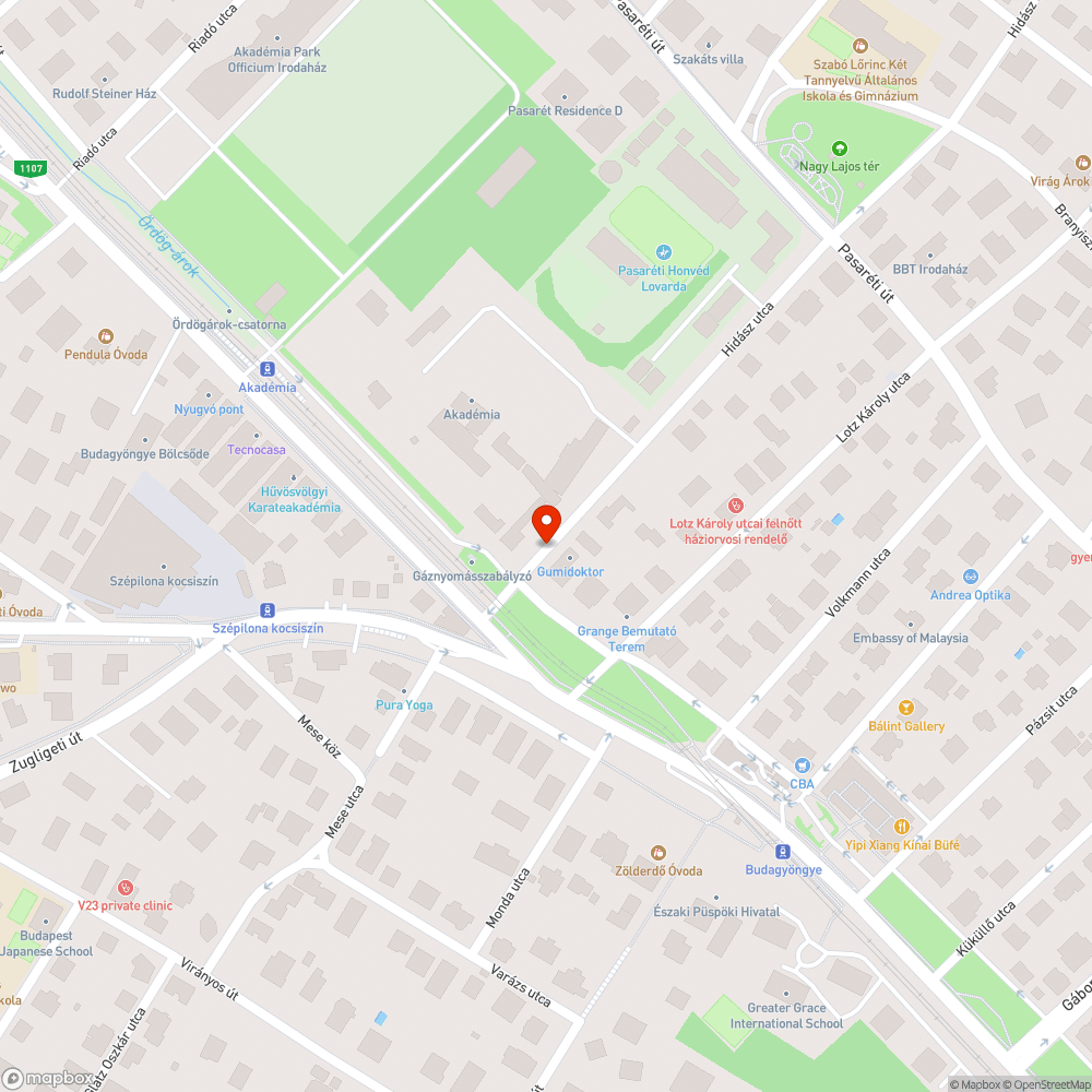 Takarítatlan utca bejelentés helye