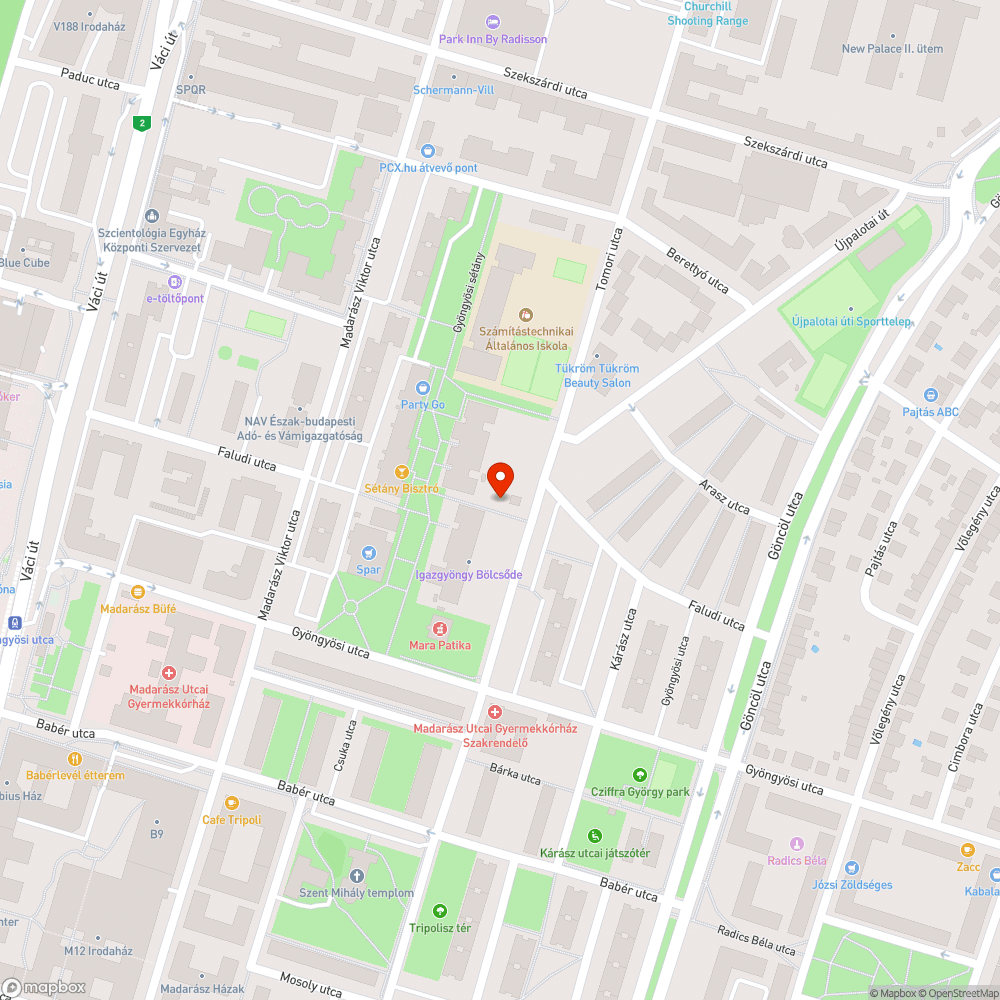 Kiszáradt, elhanyagolt örökbefogadott fa bejelentés helye