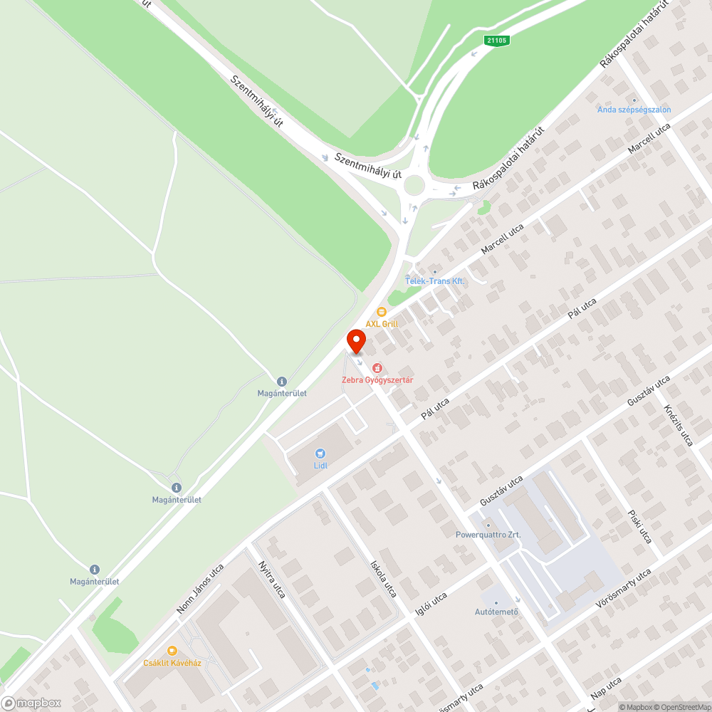 Járhatatlan kerékpársáv szakasz bejelentés helye