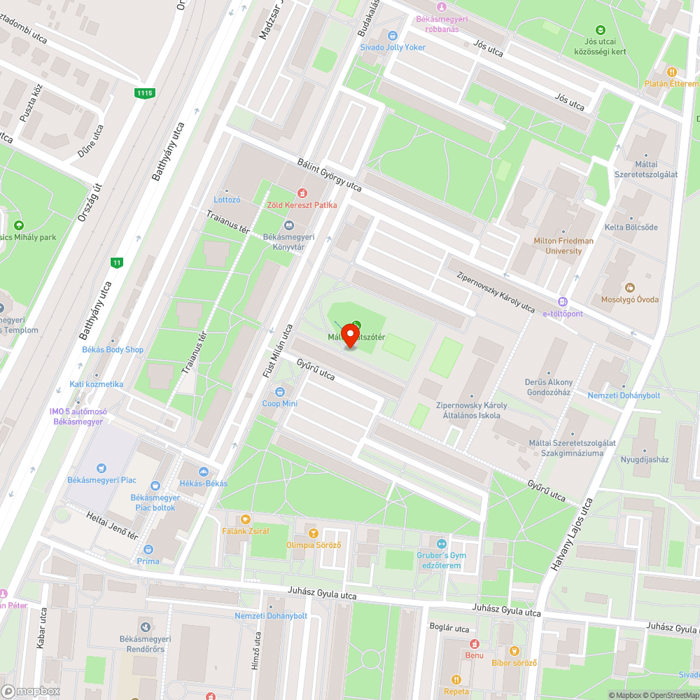 Leszakadt ág bejelentés helye