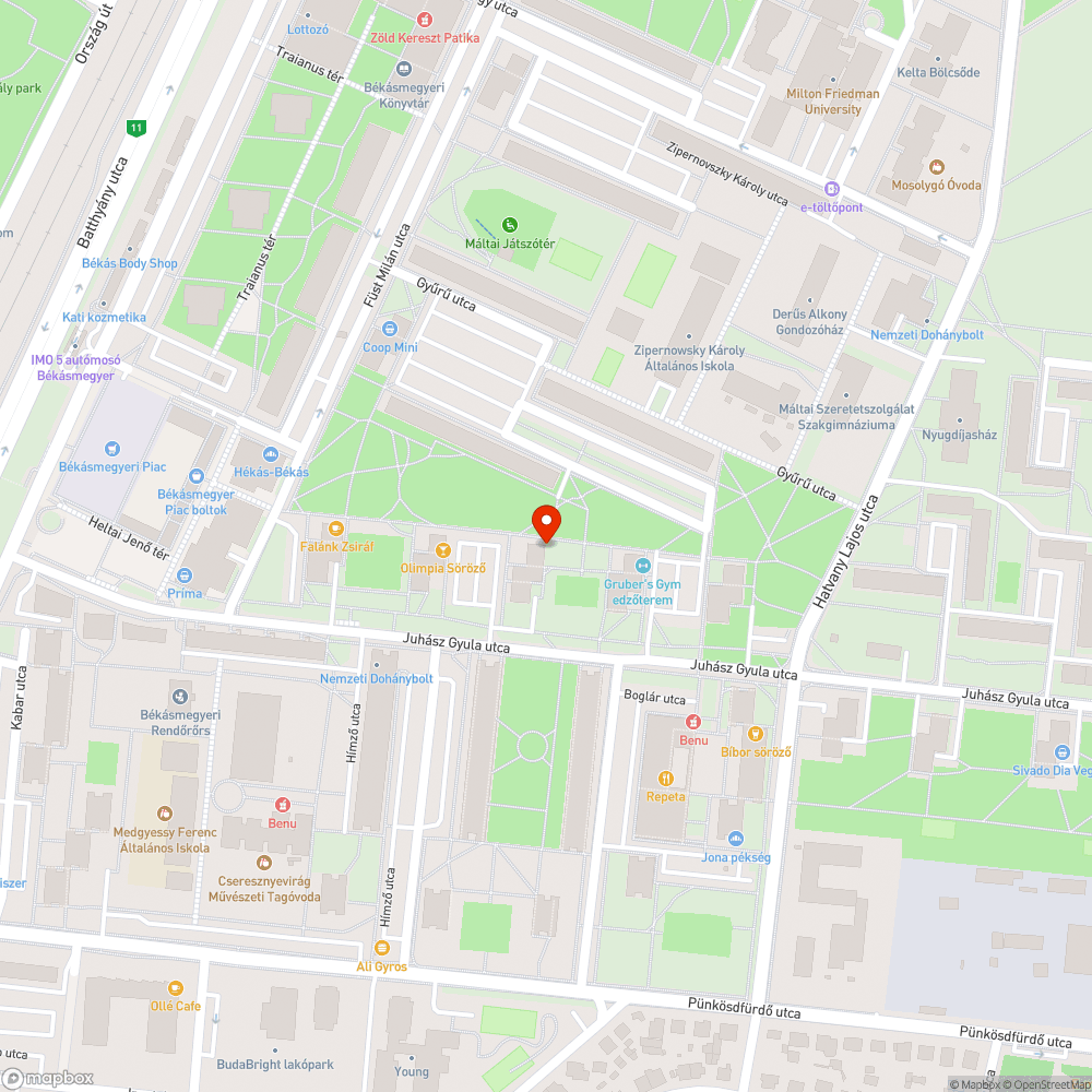 Rossz állapotú járda bejelentés helye