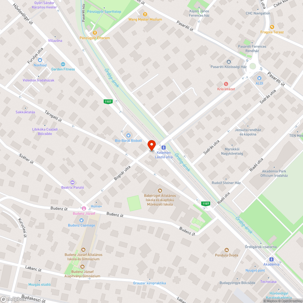 Homokos járda bejelentés helye