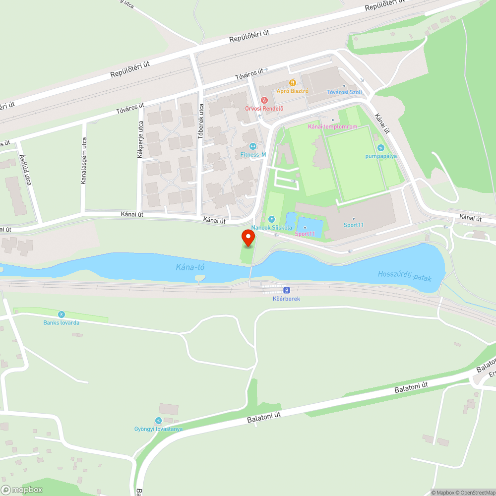 Leszakadt napvitorla, gyerekekre veszélyes bejelentés helye