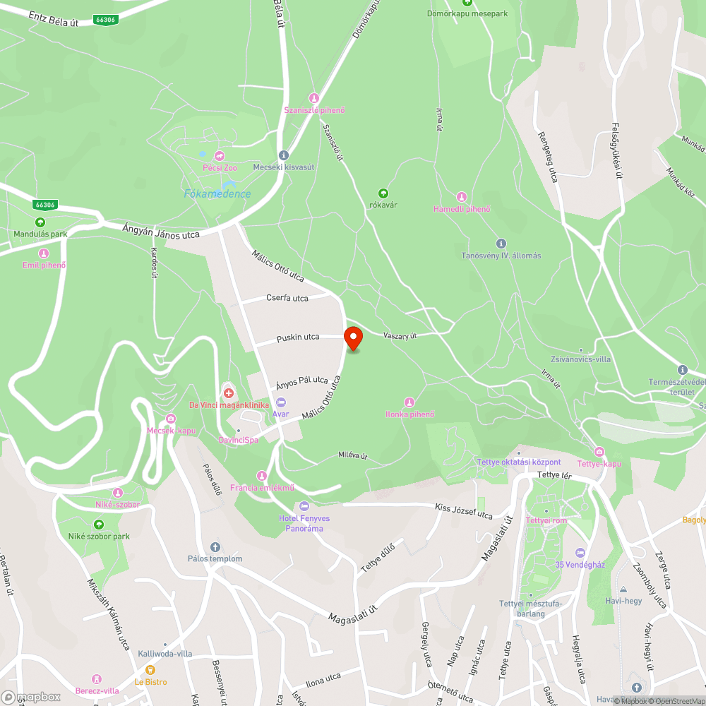 Ilonka pihenő kilátás bejelentés helye