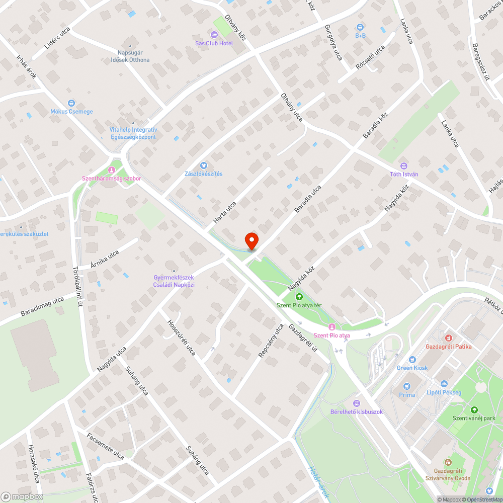 Illegális hulladék az árokban bejelentés helye