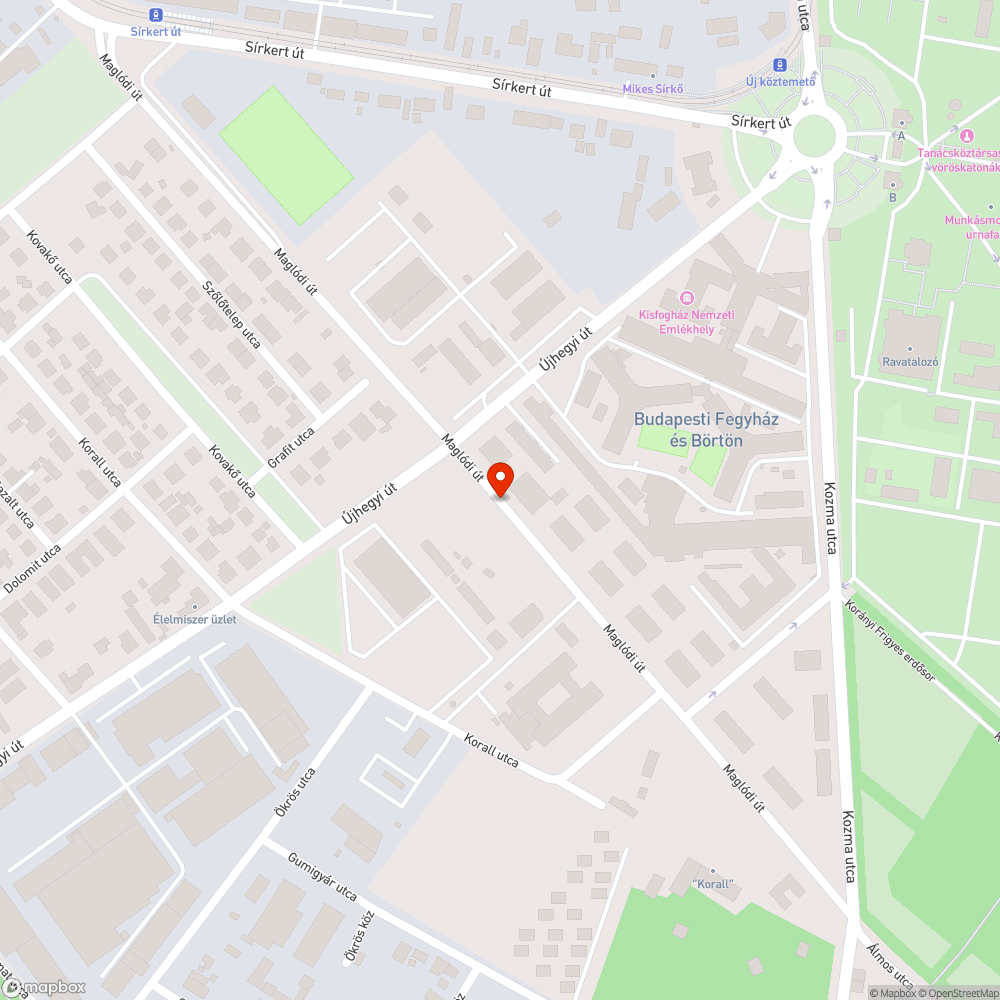 Két éve lejárt műszakival közterületen álló Audi bejelentés helye