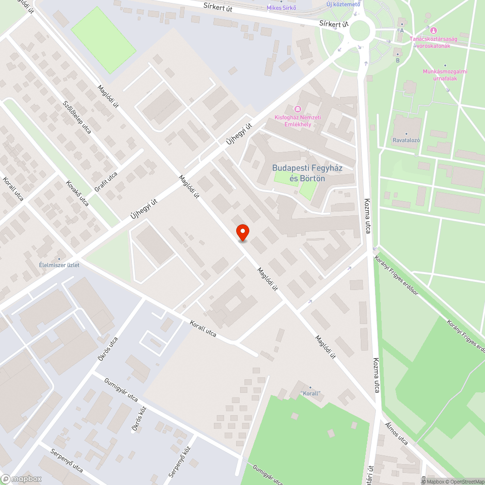 Utcára kidobált bútorok, szemét bejelentés helye