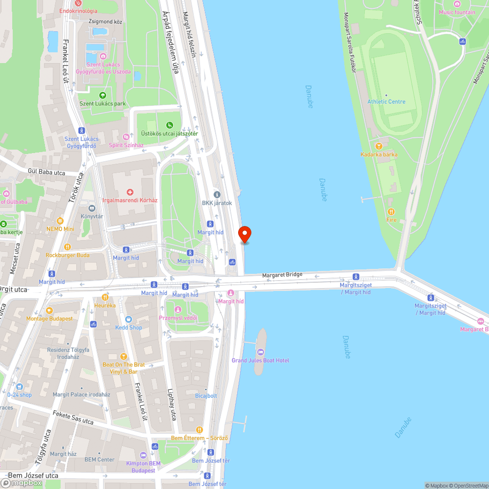 Margit híd budai hídfő firka bejelentés helye