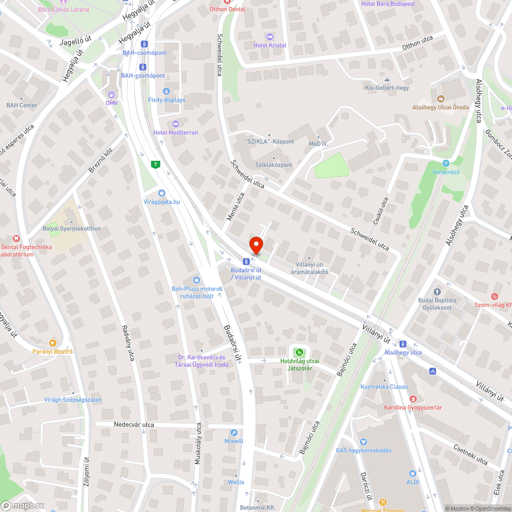 Kopott pad bejelentés helye