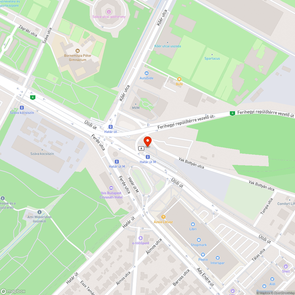 M3 metró világítás bejelentés helye