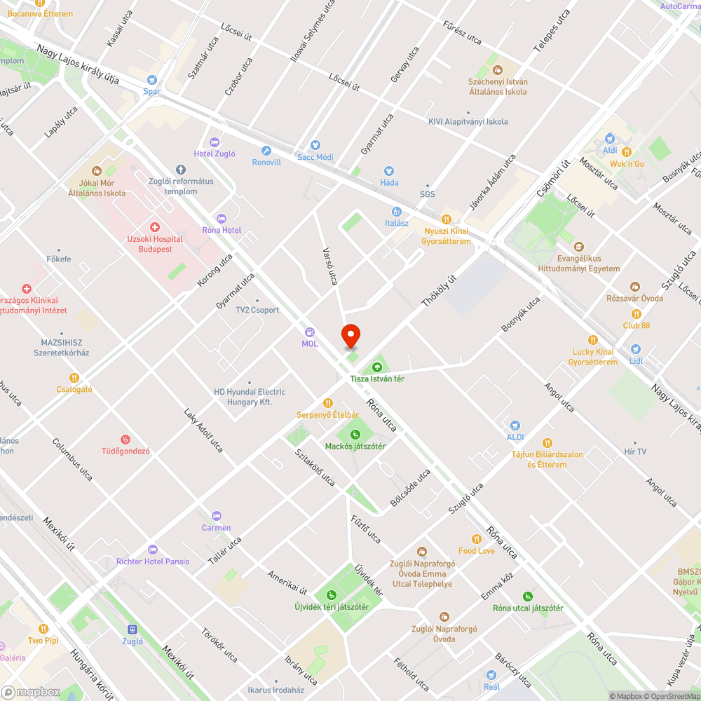 A régóta nem nyírt fa zavarja a járdán közlekedőket bejelentés helye