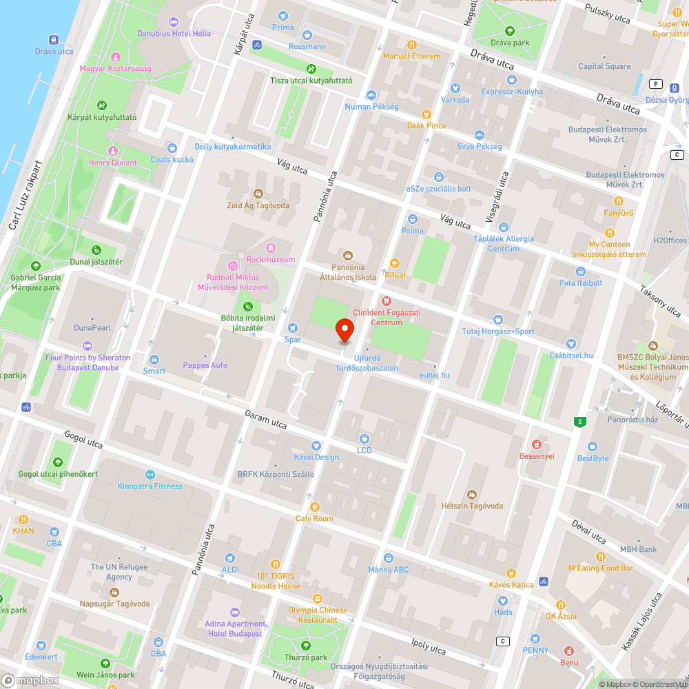 Diszfunkcionális kerékpár-parkoló bejelentés helye