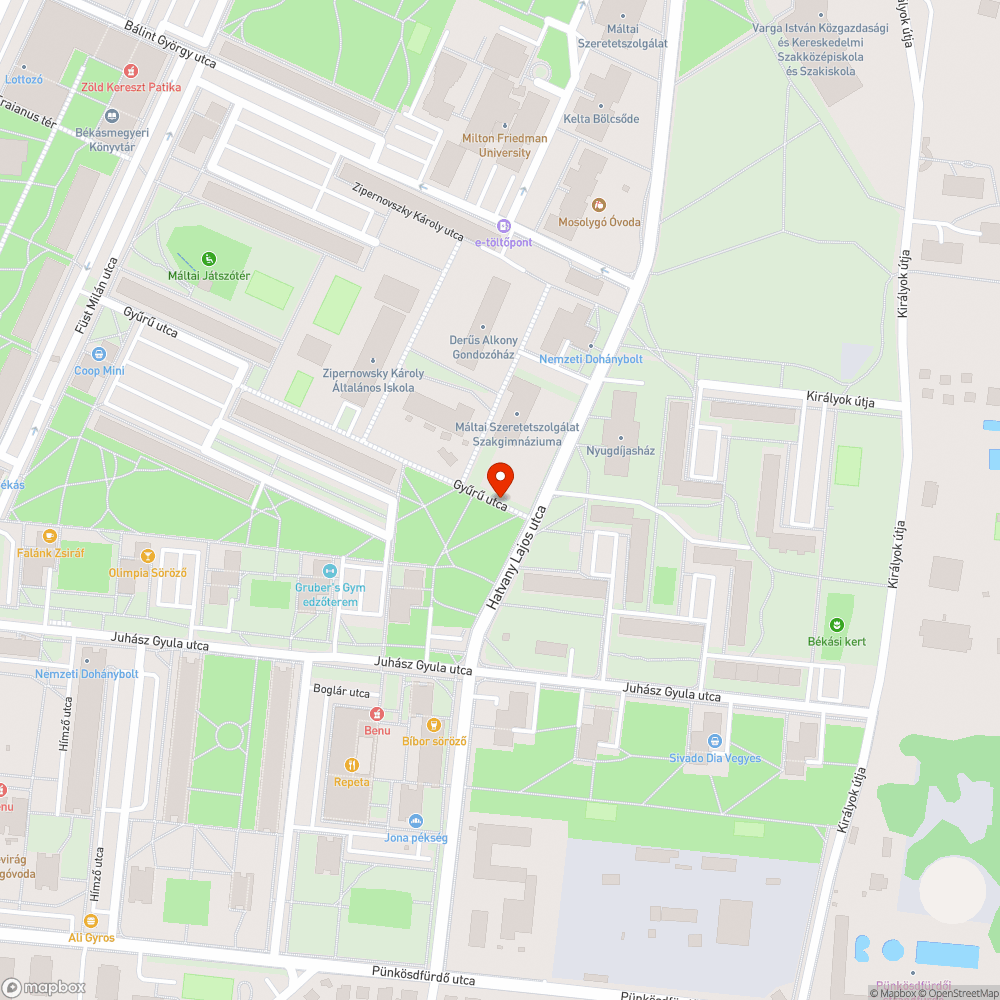 Hiányzó poller és tábla #2 bejelentés helye