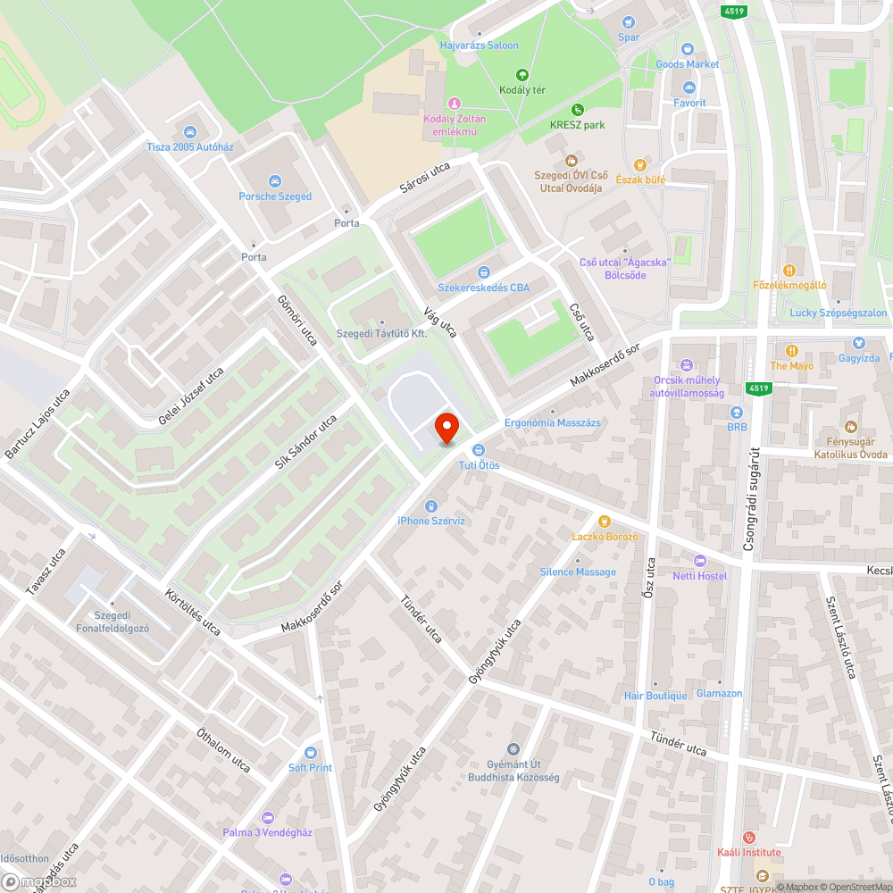 Gazzal benőtt vízelvezető bejelentés helye