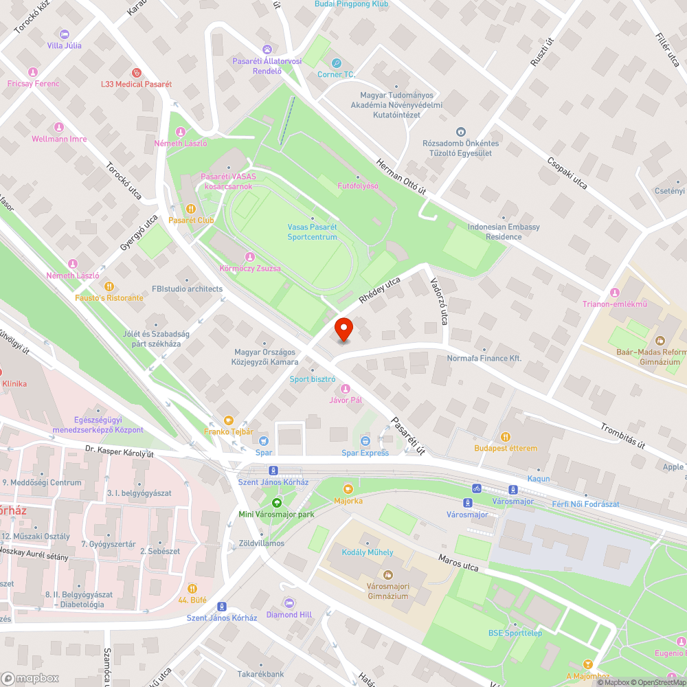 Megdőlt karók bejelentés helye